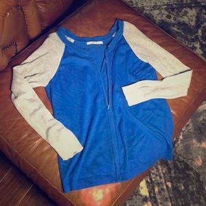 Cardigan, mesh sleeves